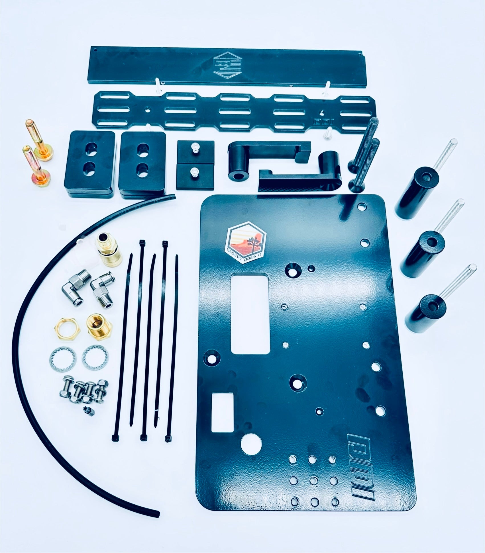 Ford Trail Bundle – Seat Lift, MMP & Compressor Mount – Desert Does It