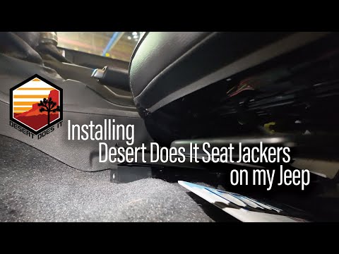 Load and play video in Gallery viewer, JEEP SHORTY FRONT SEAT JACKERS® (WRANGLER & GLADIATOR)