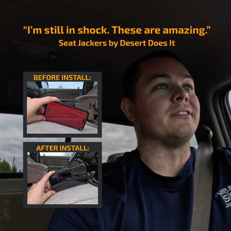 A 10-Degree Difference That Changes Everything: Seat Jackers® on a 1st Gen Tacoma