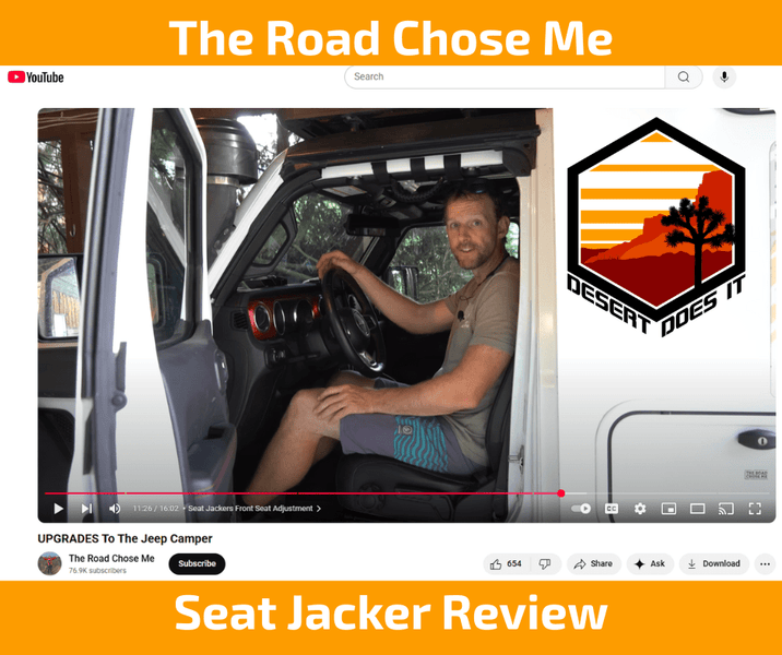 From Skeptic to Convert: How Seat Jackers Saved His Back on a 9-Hour Drive - Desert Does It