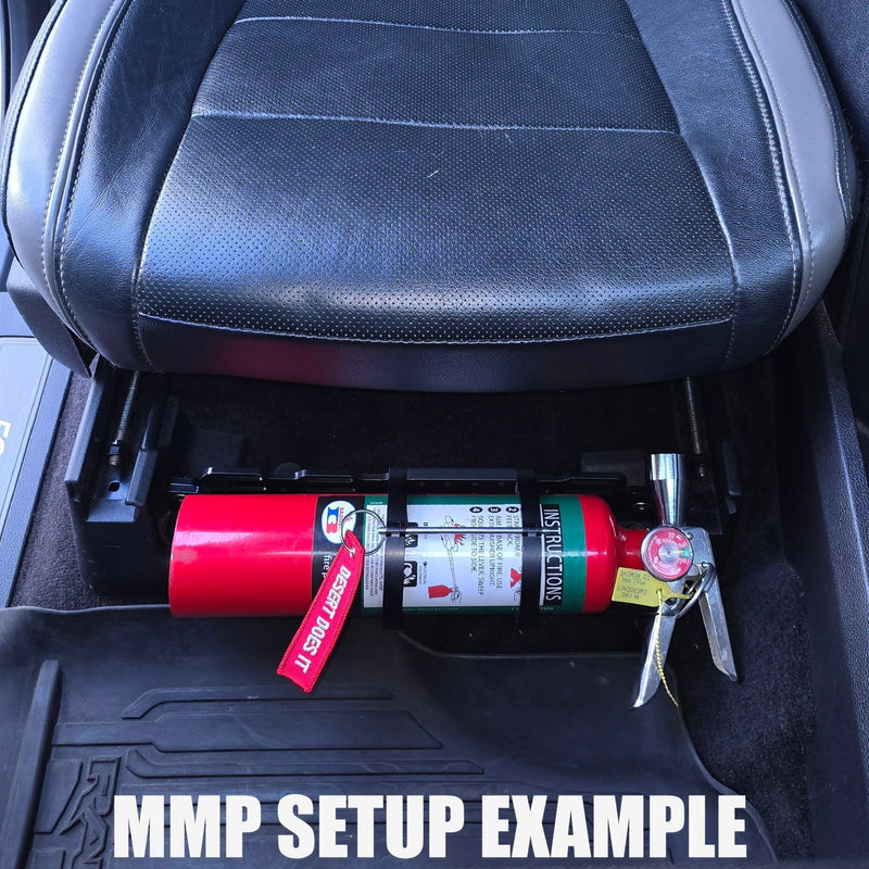 Load image into Gallery viewer, DDI QUICK DROP FIRE EXTINGUISHER MOUNT (UNIVERSAL FIT) - Desert Does It
