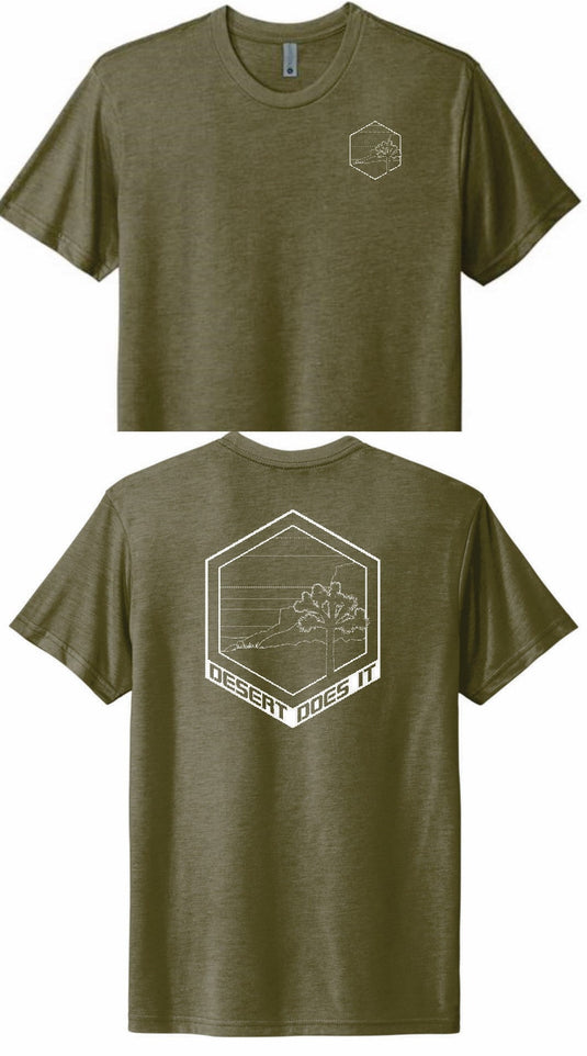 DDI Short Sleeve Tri - Blend T-Shirt - Desert Does It