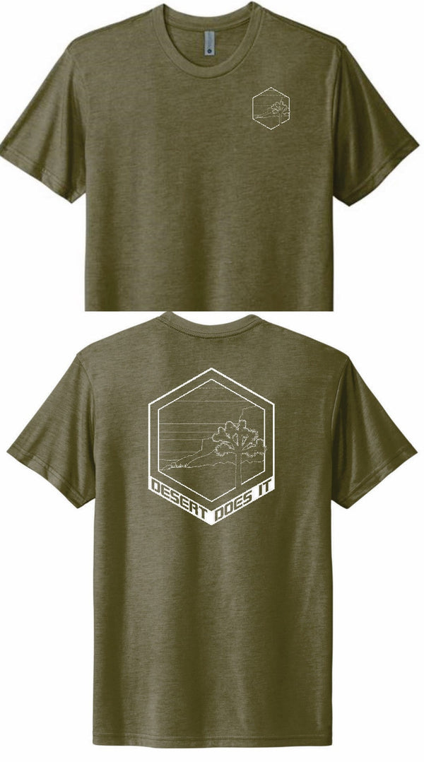 DDI Short Sleeve Tri - Blend T-Shirt - Desert Does It
