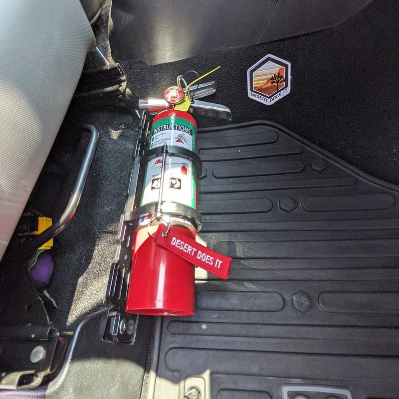 Load image into Gallery viewer, DDI QUICK DROP FIRE EXTINGUISHER MOUNT (UNIVERSAL FIT) - Desert Does It
