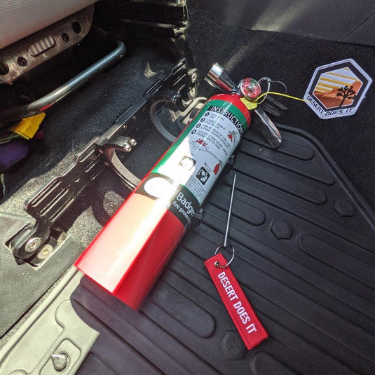 DDI QUICK DROP FIRE EXTINGUISHER MOUNT (UNIVERSAL FIT) - Desert Does It